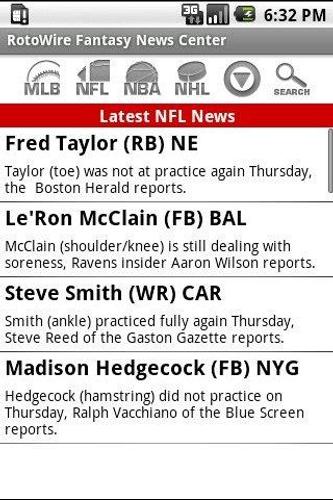 RotoWire Fantasy News Center