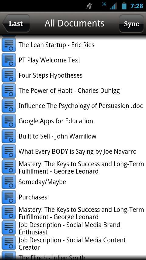 GDocs Sync