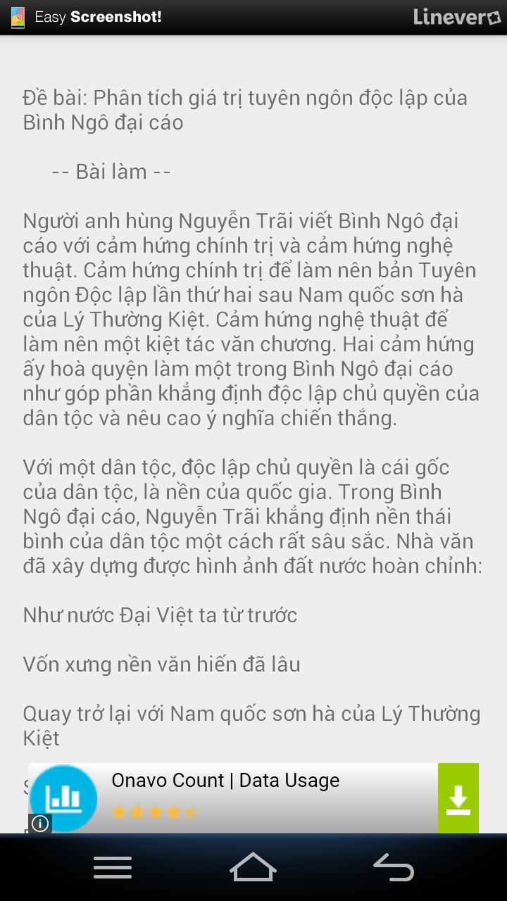 van mau lop 10