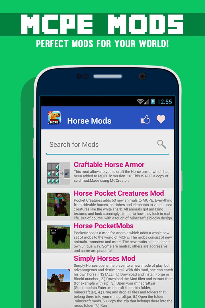 Horses MODS For MCPE