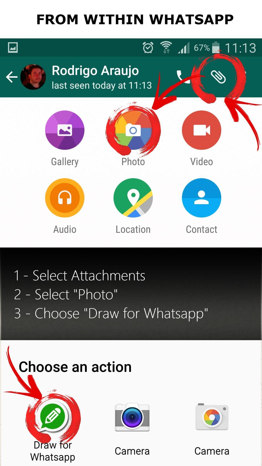 Draw for Whatsapp
