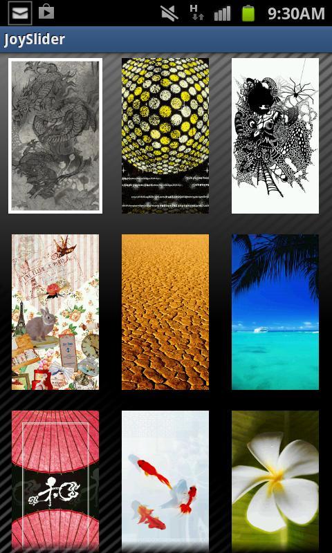 Joy Slider "Selection slide"