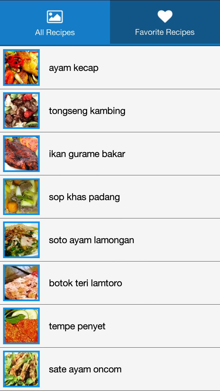 Resep Nusantara Pilihan