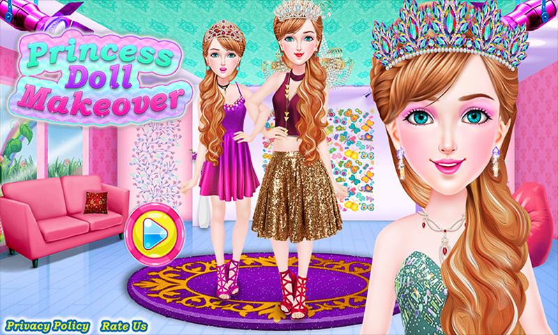Doll Princess Makeover Salon Free