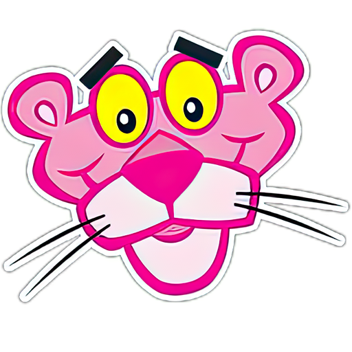 Pink Phanter Stickers