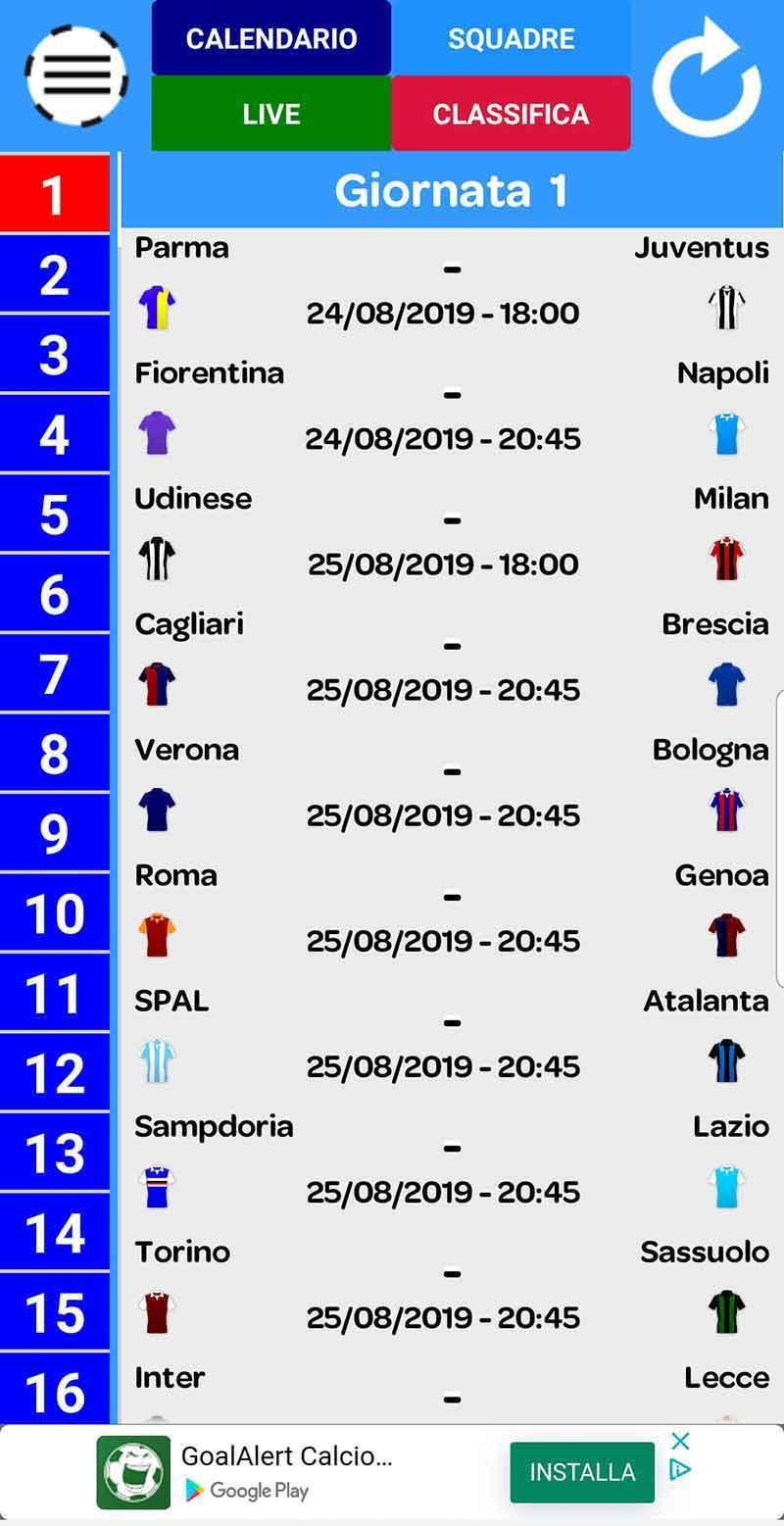 Italy A Football 2019-20