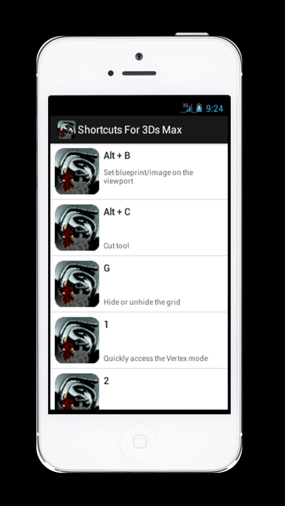 Shortcuts 3dsMax