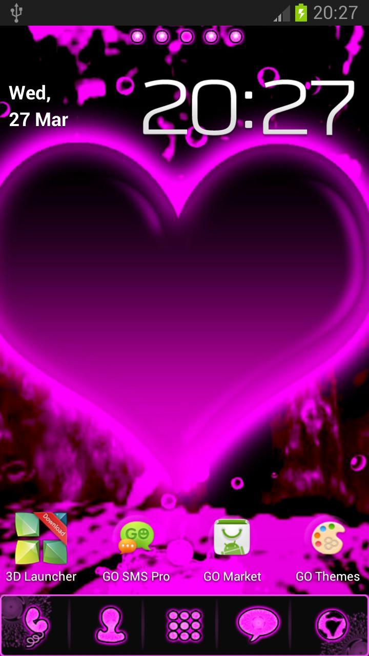 Hearts - GO Launcher Theme