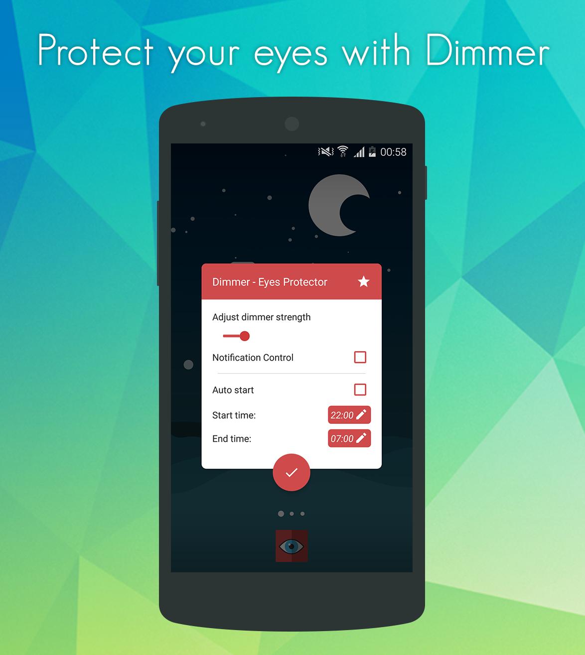 Dimmer Blue Light Filter