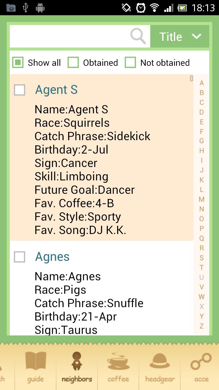 AC Guide Animal Crossing
