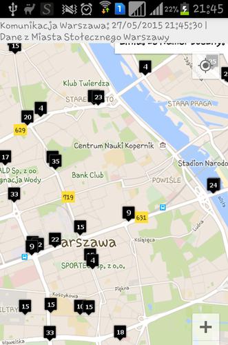 Warsaw Live Public Transport