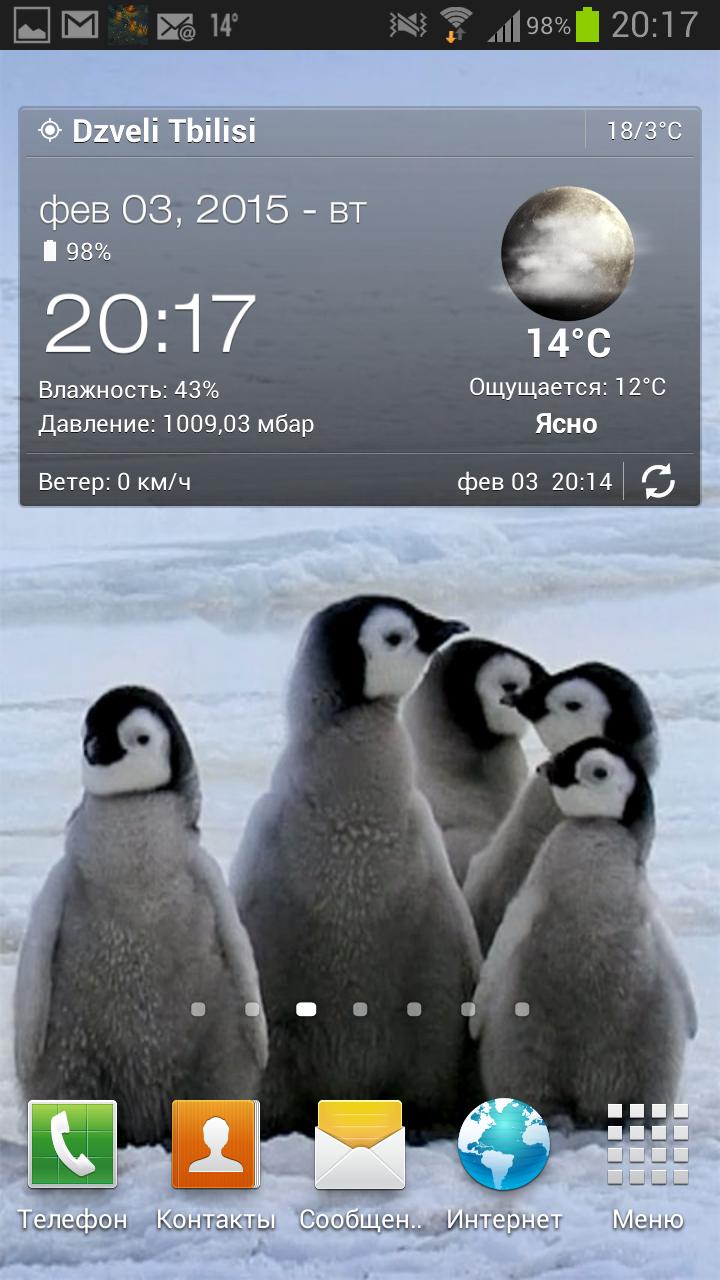 Arctic Penguins Live Wallpaper