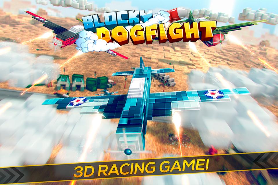 Blocky Dogfight Airplane Game
