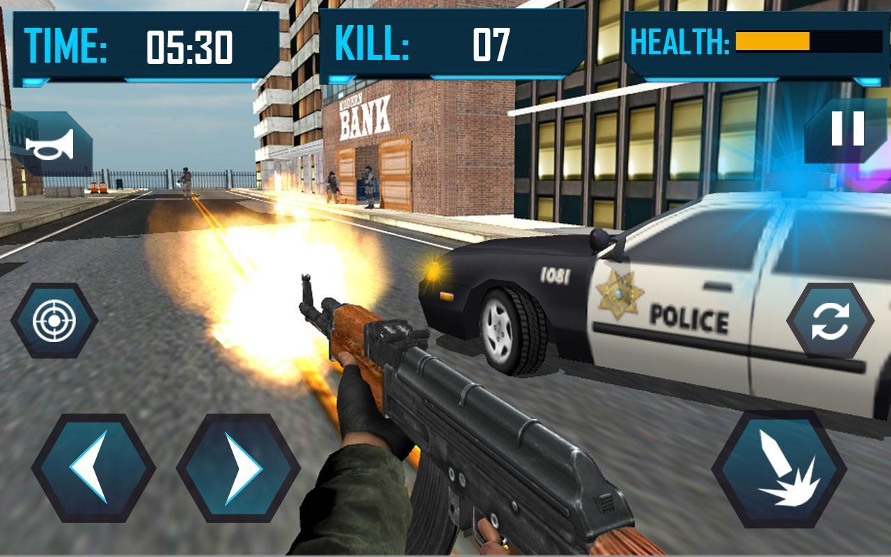 Bank Robbers vs Police