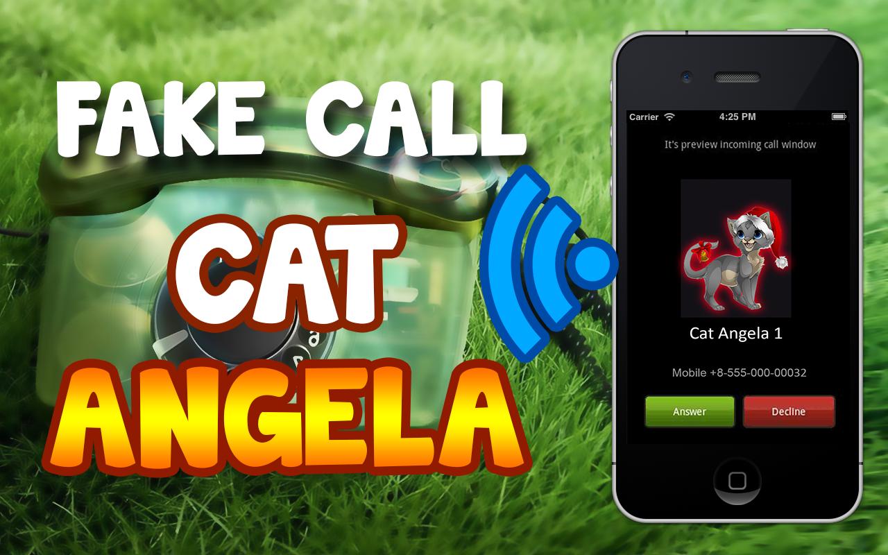 Fake Call Cat Angela