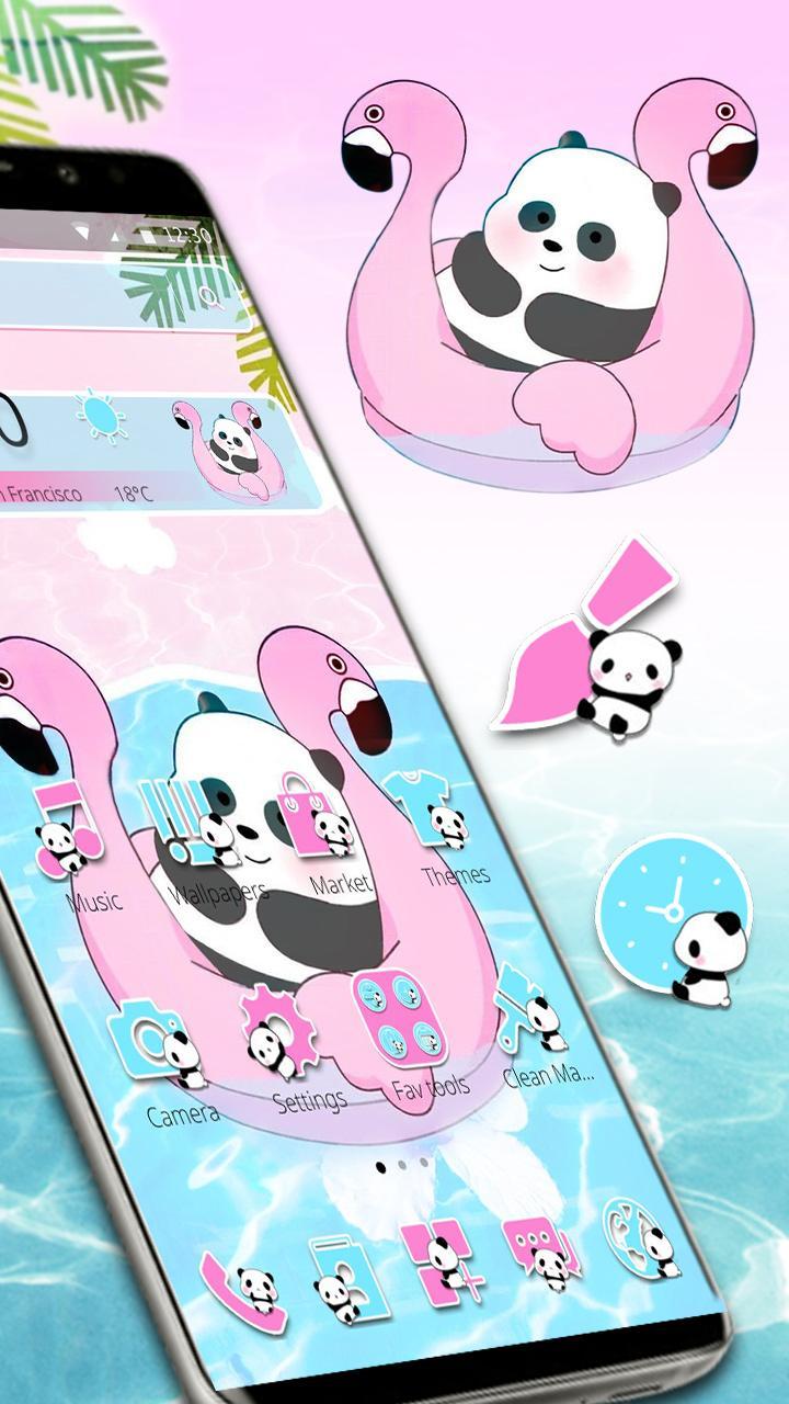 Cute Sea Cartoon Panda Theme
