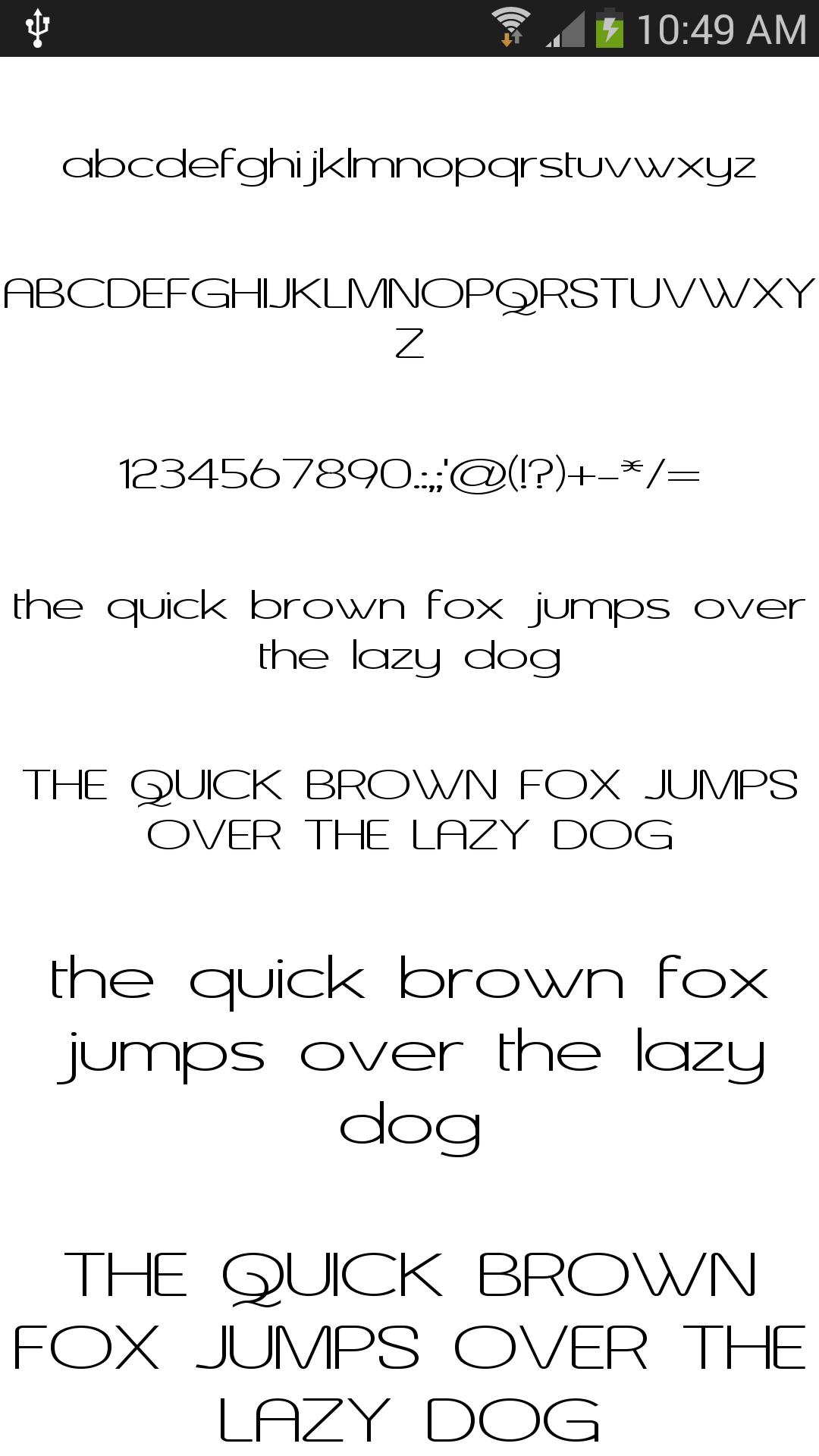 Fonts Clean for FlipFont