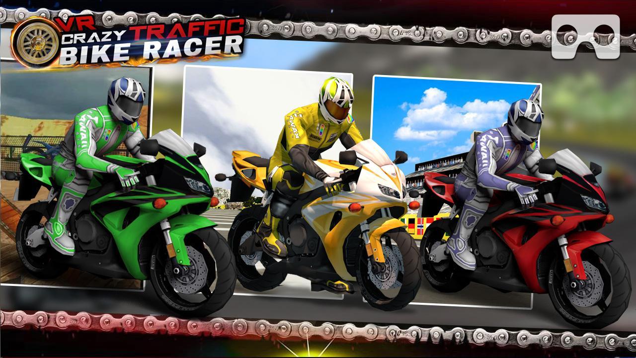 VR Crazy Traffic Bike Racer