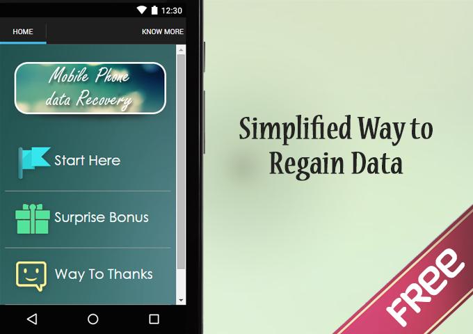 Mobile Phone Data Recovery Tip
