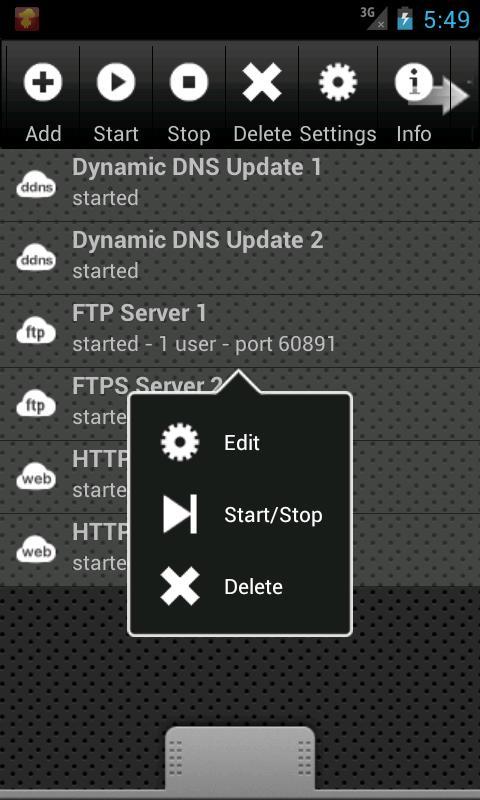 HTTPS / FTPS / SFTP Server