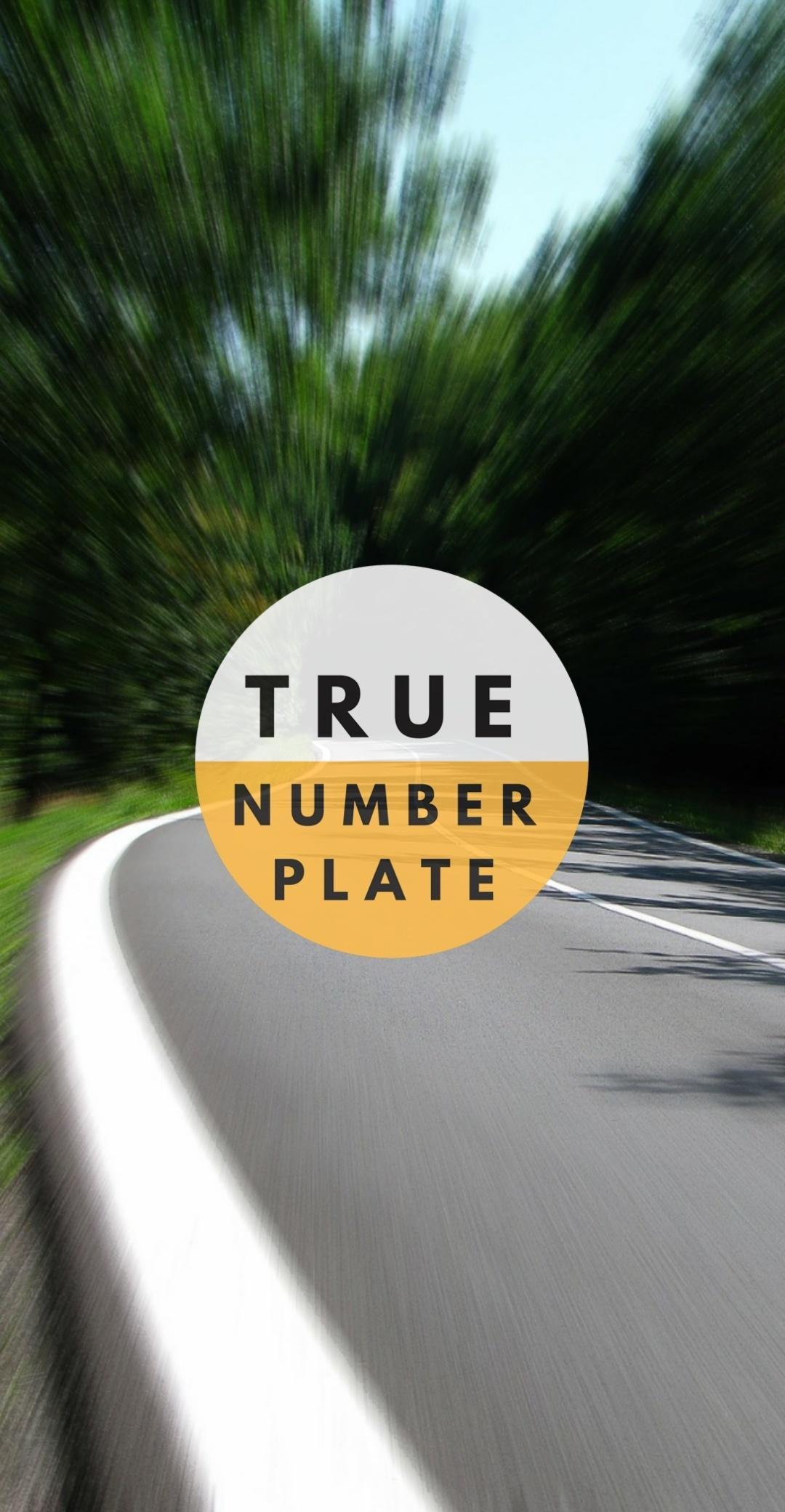 True Number Plate