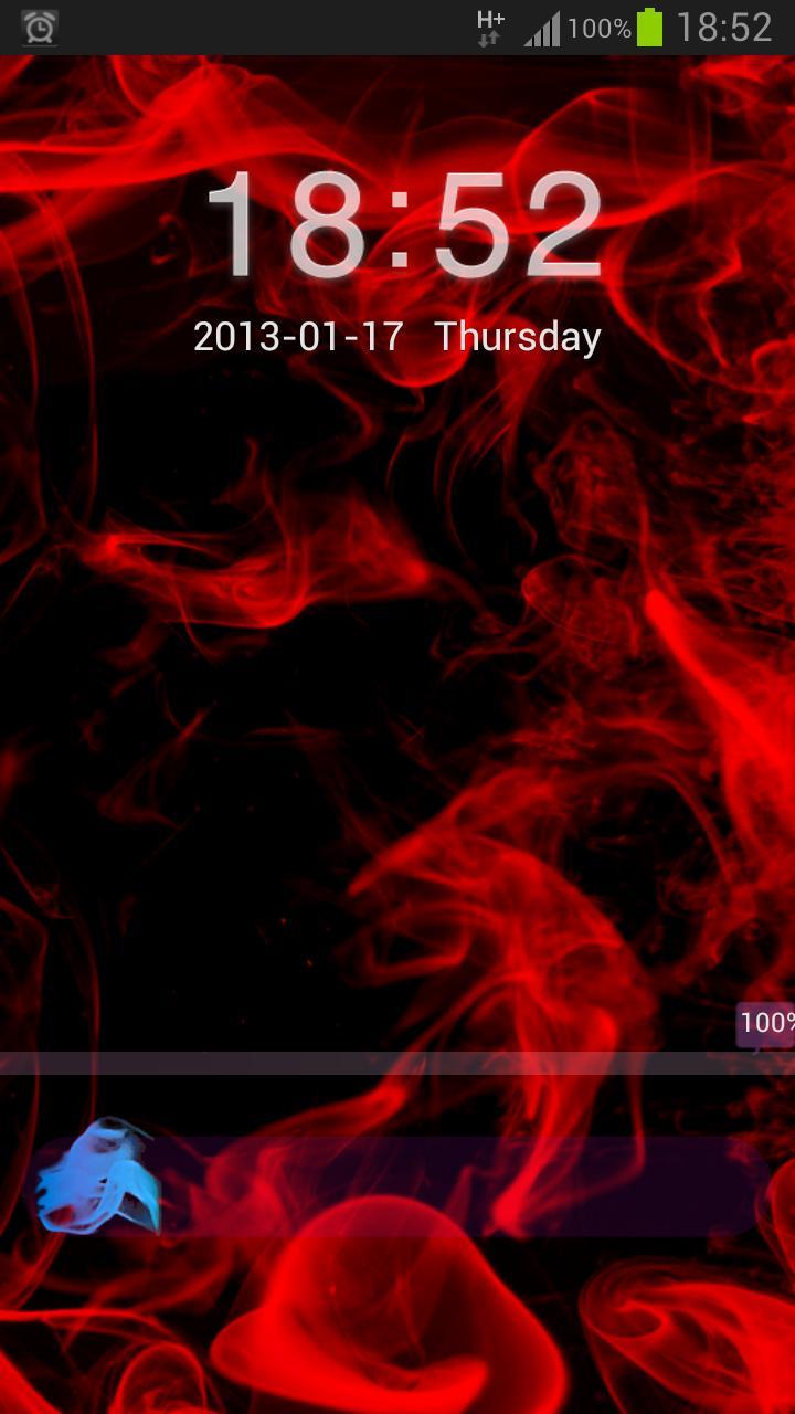 GO Locker Theme Smoke Fire