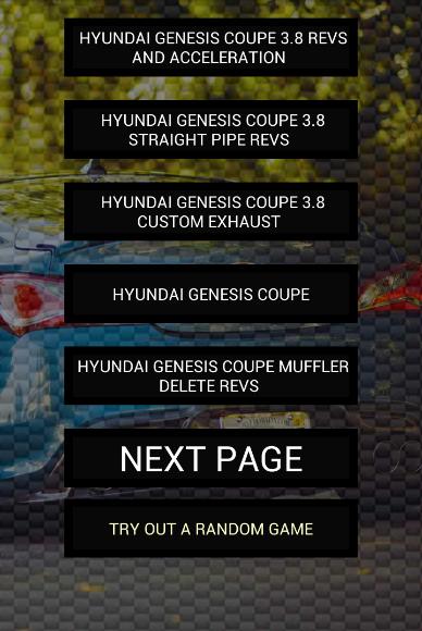 Engine sounds of Genesis Coupe