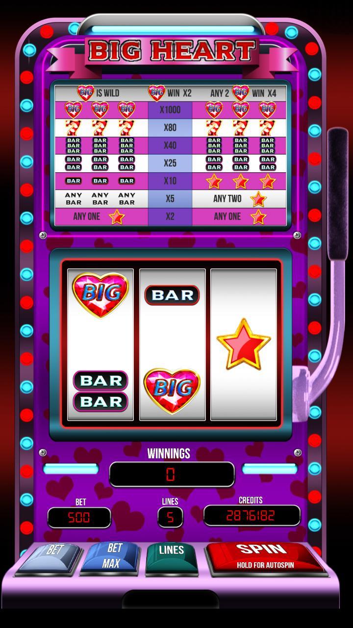 FREE Big Heart slot machine
