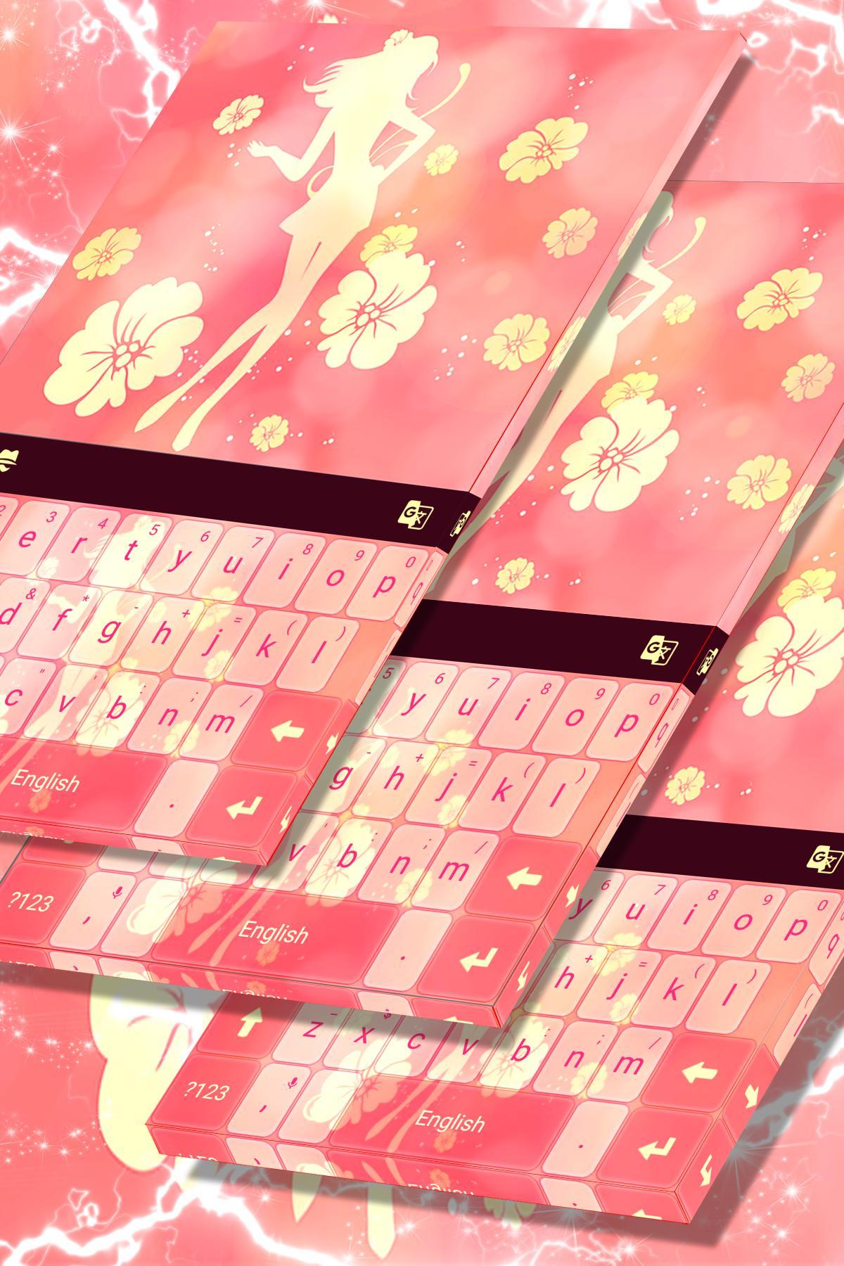 Girly Keyboard Theme