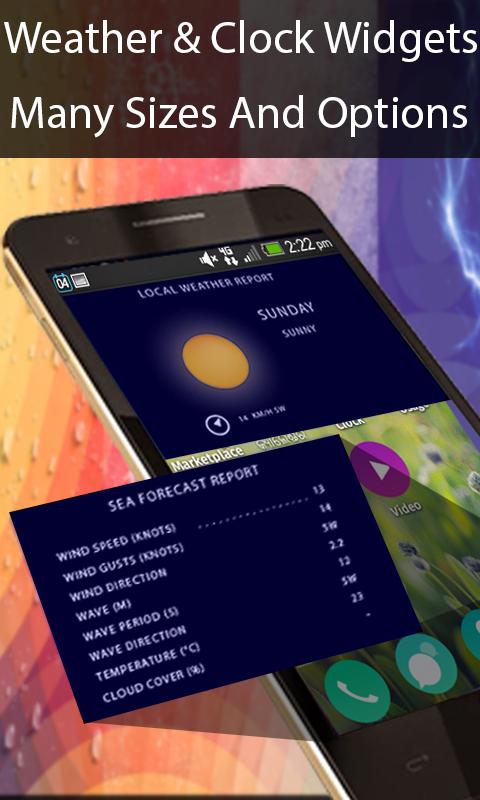 Live Weather Forecast Auto Update Widget