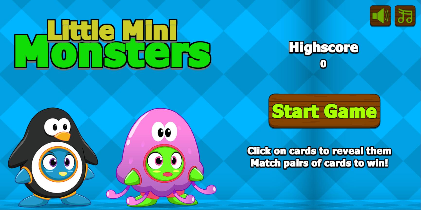 Little Mini Monsters - Mini Games