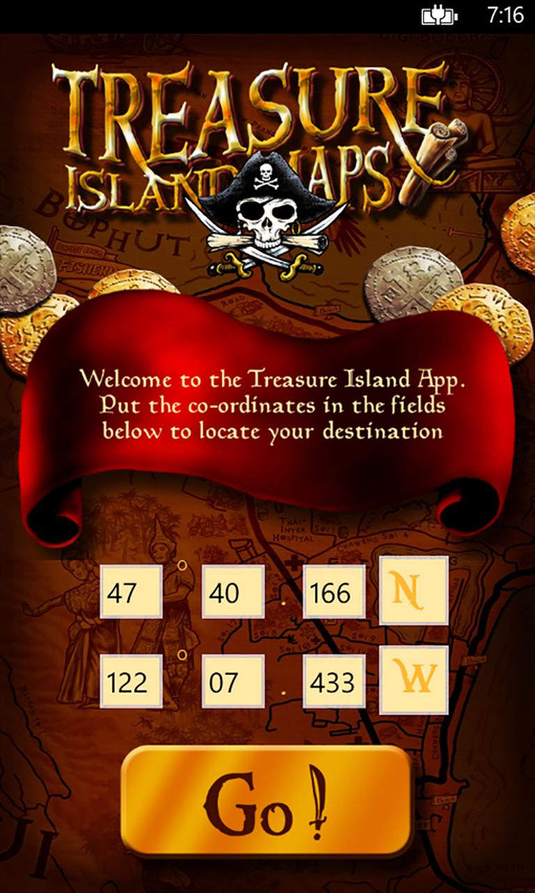Treasure Island Compass