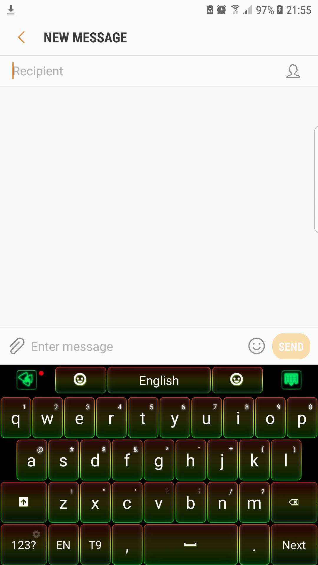 Black Reggae Keyboard