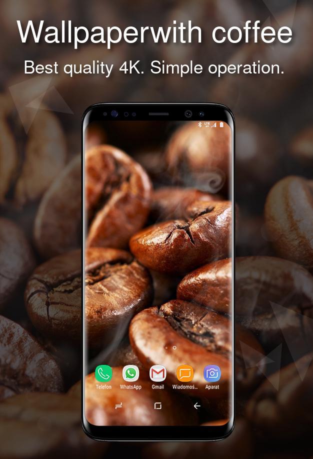 Wallpaper 4K with coffee