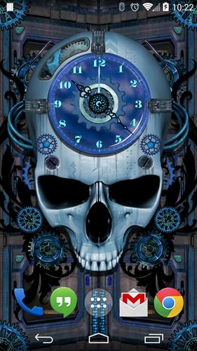 Steampunk Clock Free Wallpaper