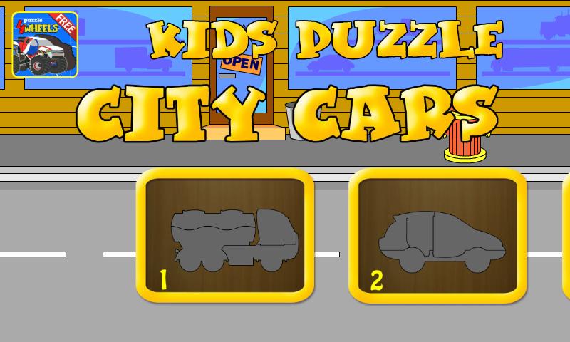Kids Puzzle - City Cars