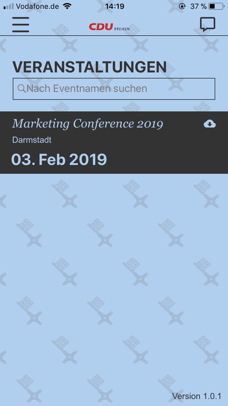 CDU EventApp