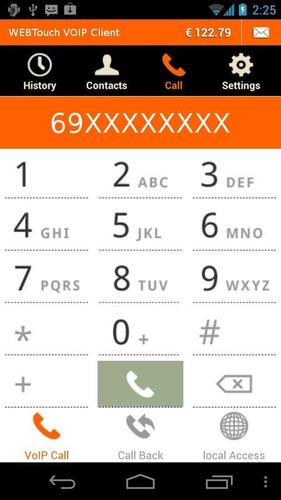 Webtouch VOIP Client