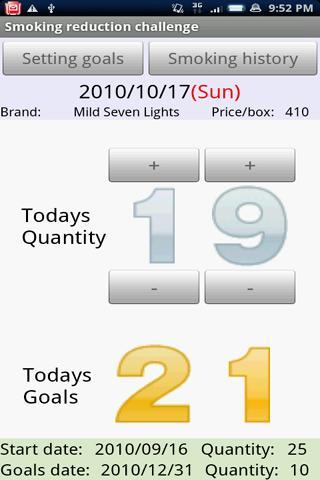 Smoking reduction free