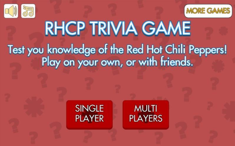 RHCP Trivia