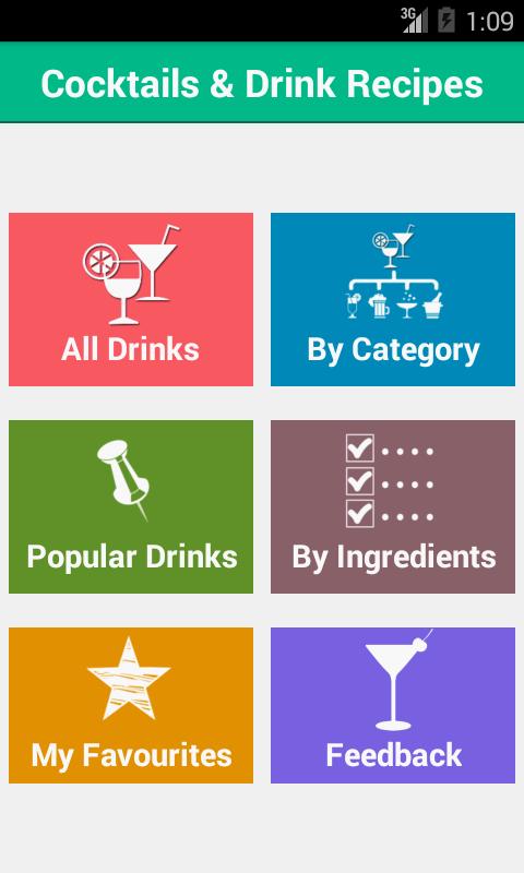 Drinks and Cocktail Recipes !