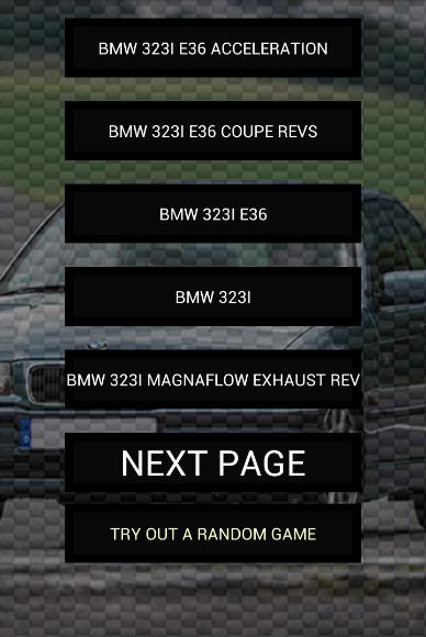 Engine sounds of 323i