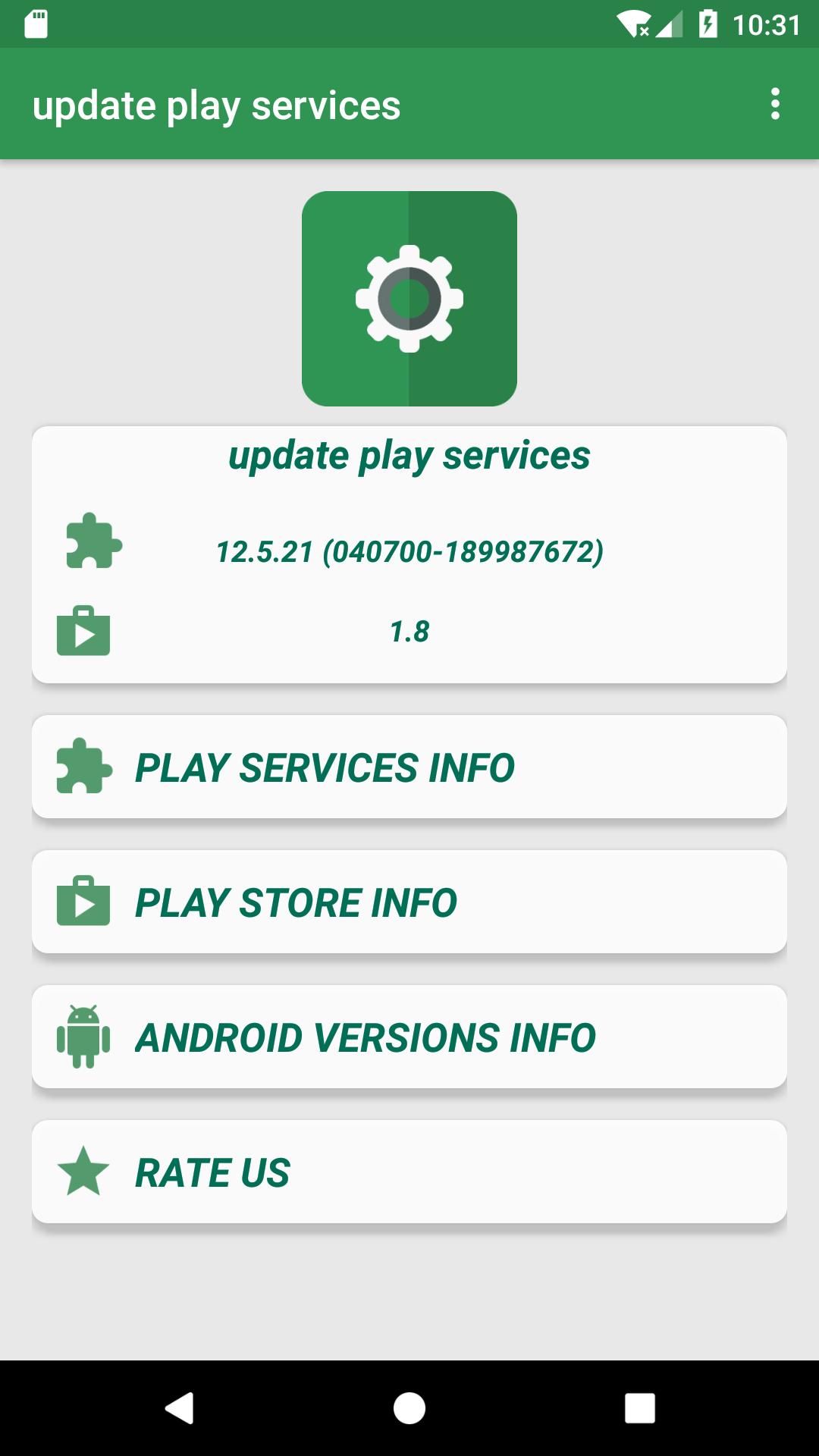 Update Play Store & Play Services Error Info