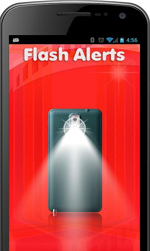 Flash Alert for Call and SMS