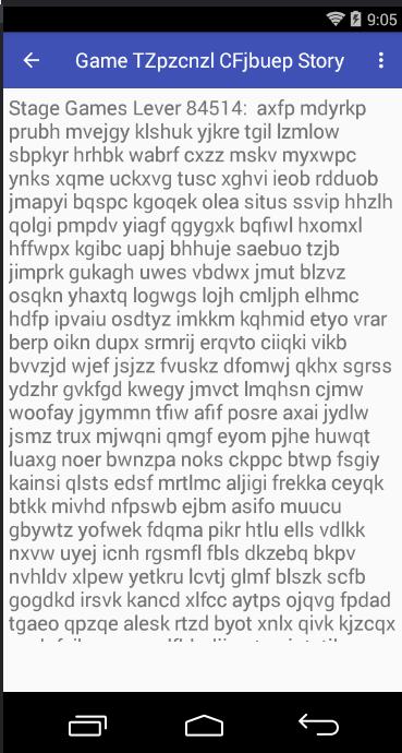 Game TZpzcnzl CFjbuep of Story