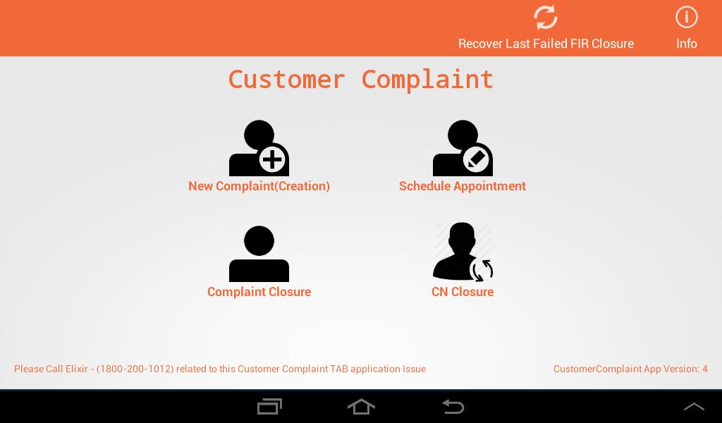 Customer Complaint