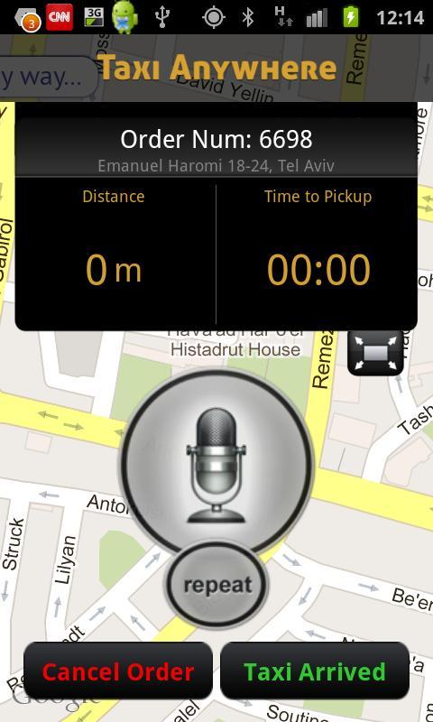 Taxi Anywhere - passenger