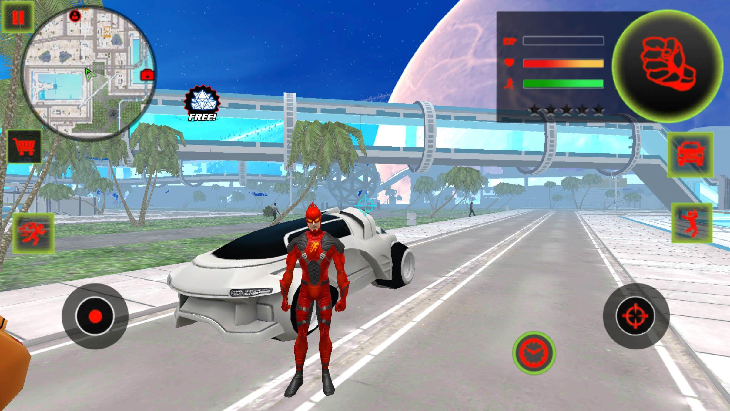 Flash Speed Hero:  Super Light Speed Hero City
