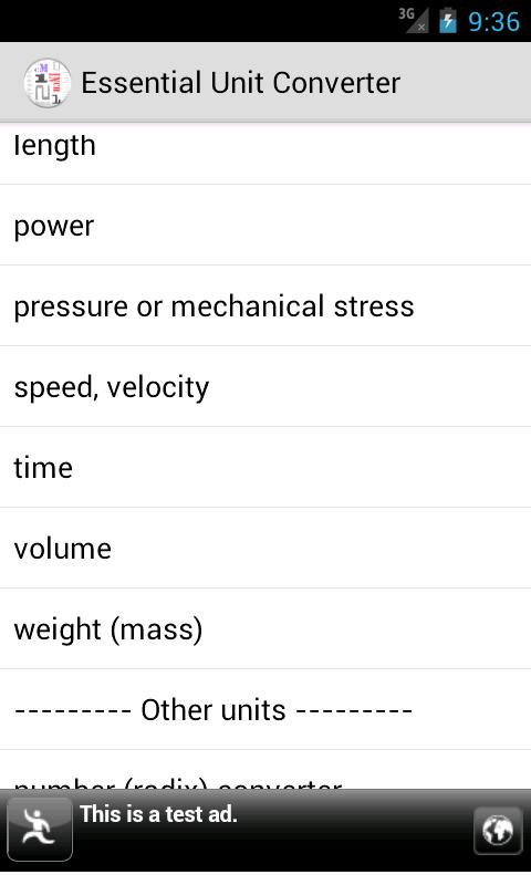 Essential unit converter