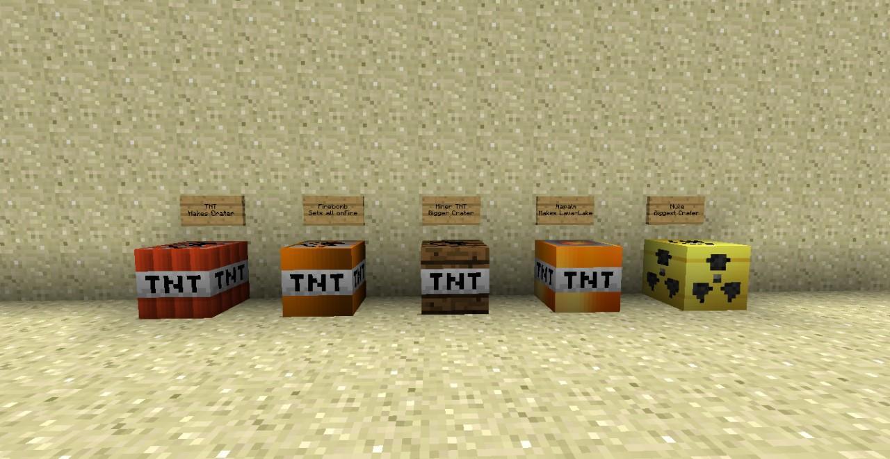 TNT Mod For Minecraft